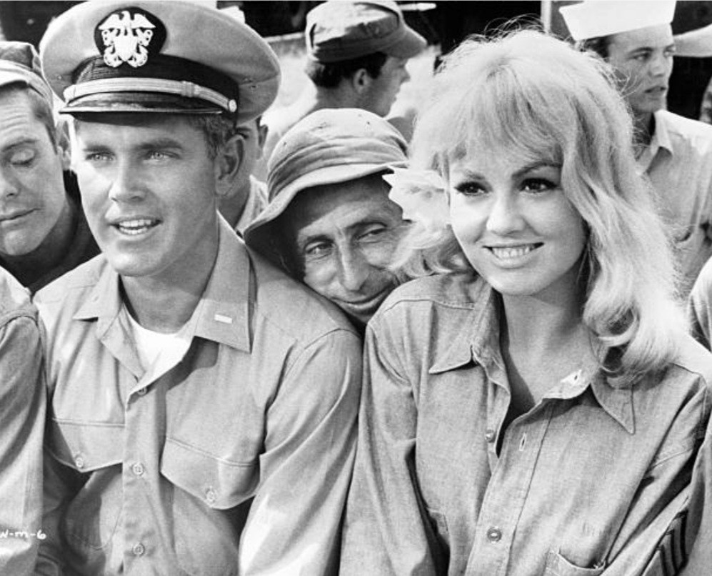 Avec Jeffrey Hunter 